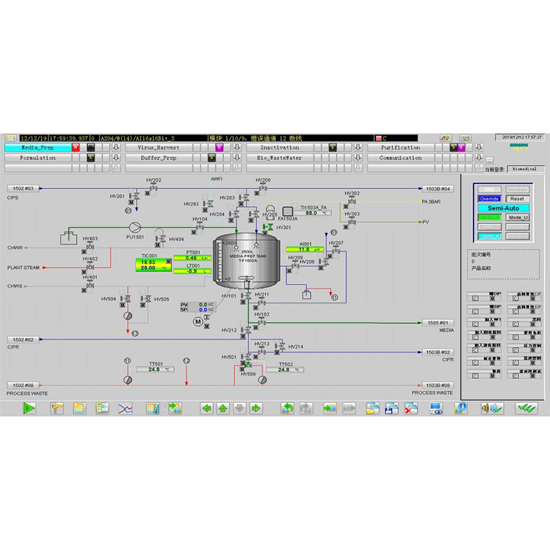 Industrial control software design and programming